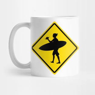 Surfer Dude Alert Mug